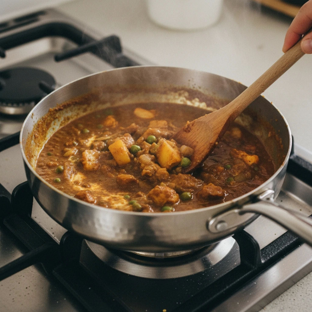 Batterie de cuisine en titane Pro en situation dans la cuisine