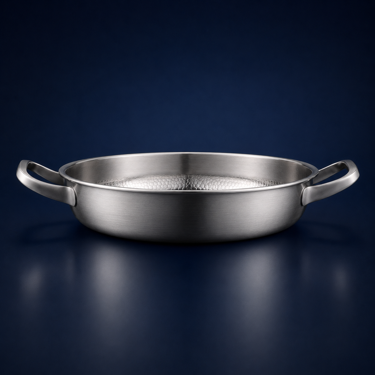 Poêle sauté à deux poignées en titane pur Maison Ferré®