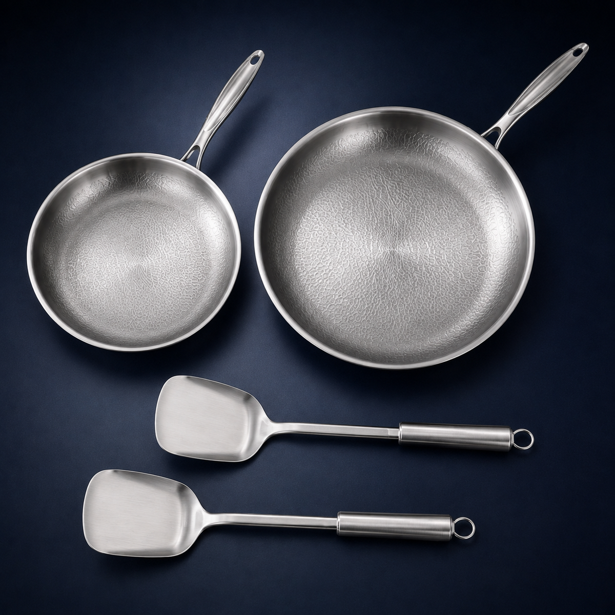 Gehämmertes Titan-Pfannenduo Pro