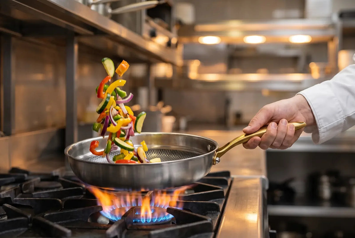 Titanium Pan in a professional kitchen