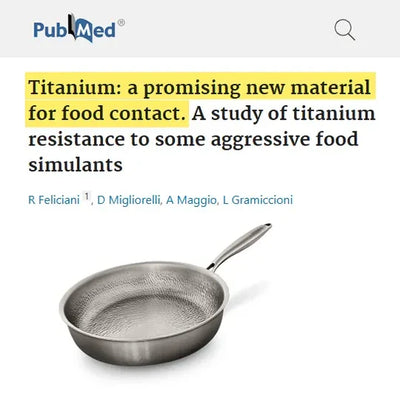 PubMed: Titanium: a promising new material for food contact (Feliciani et al., 1998)